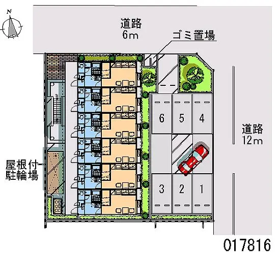 ★手数料０円★春日井市不二ガ丘　月極駐車場（LP）